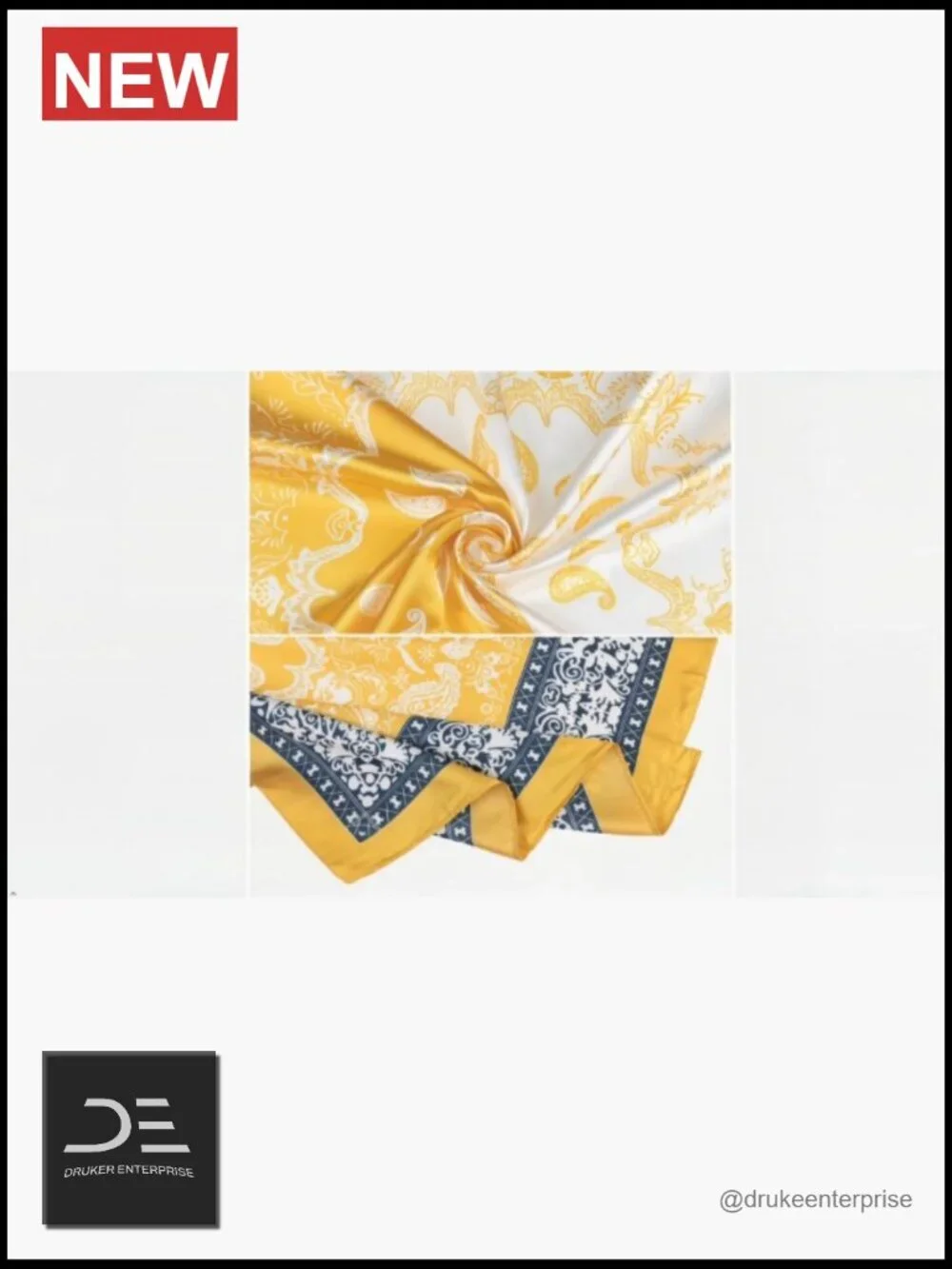 Large Satin Scarf 35